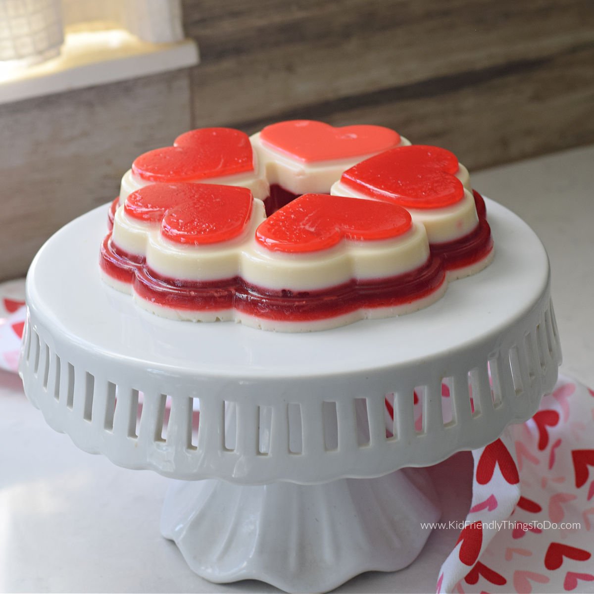 Layered Jell-O Mold Valentine's