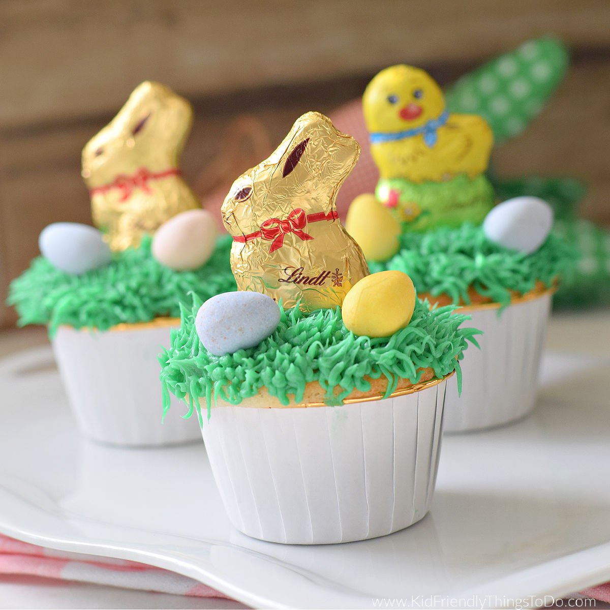 Easter Bunny Cupcakes