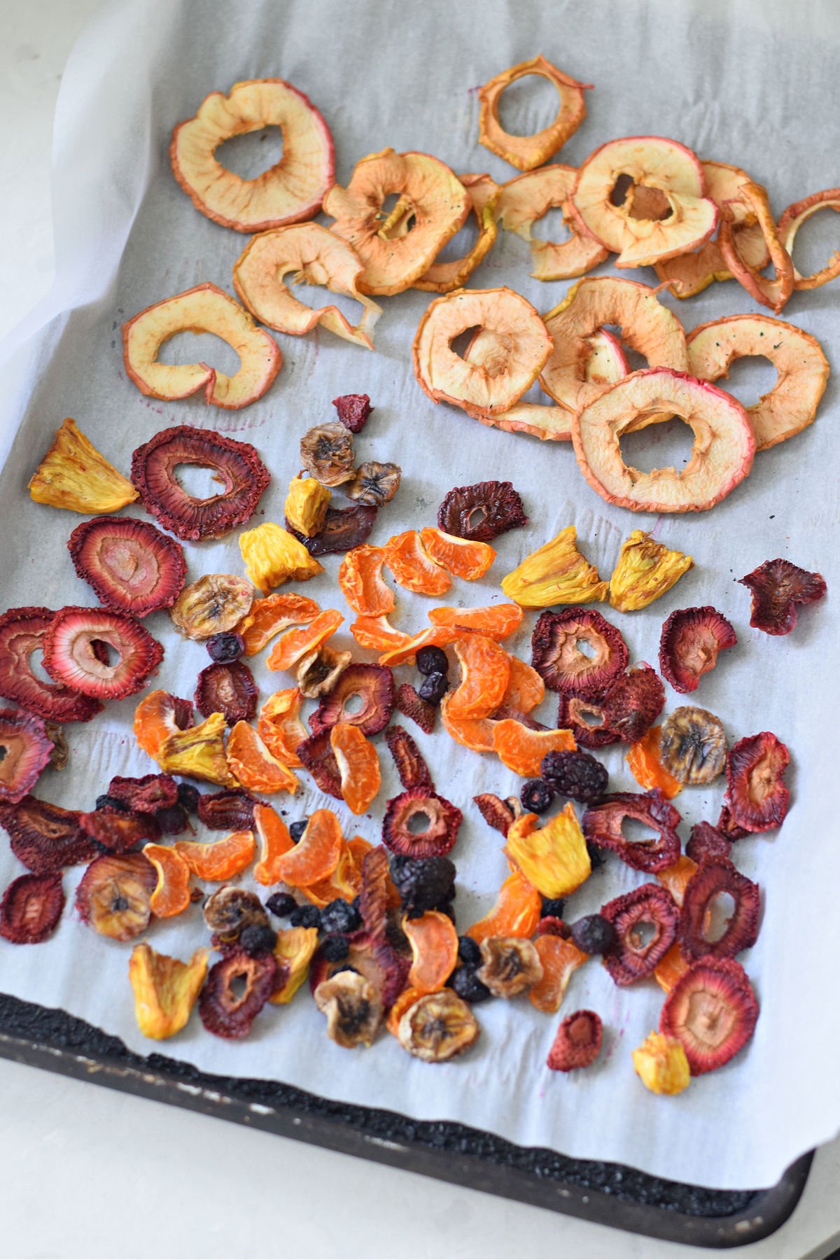 homemade dehydrated fruit 