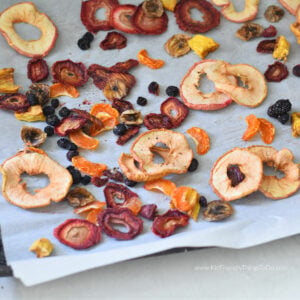 homemade dehydrated fruit