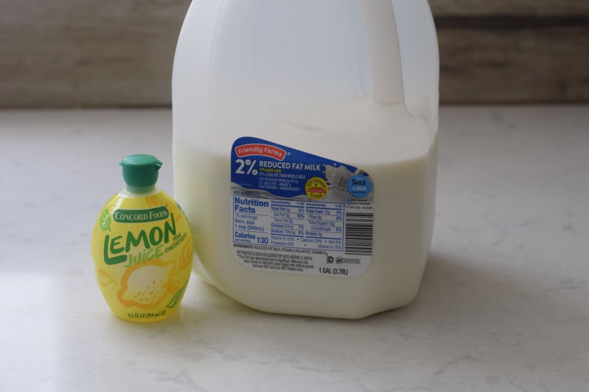 ingredients for buttermilk