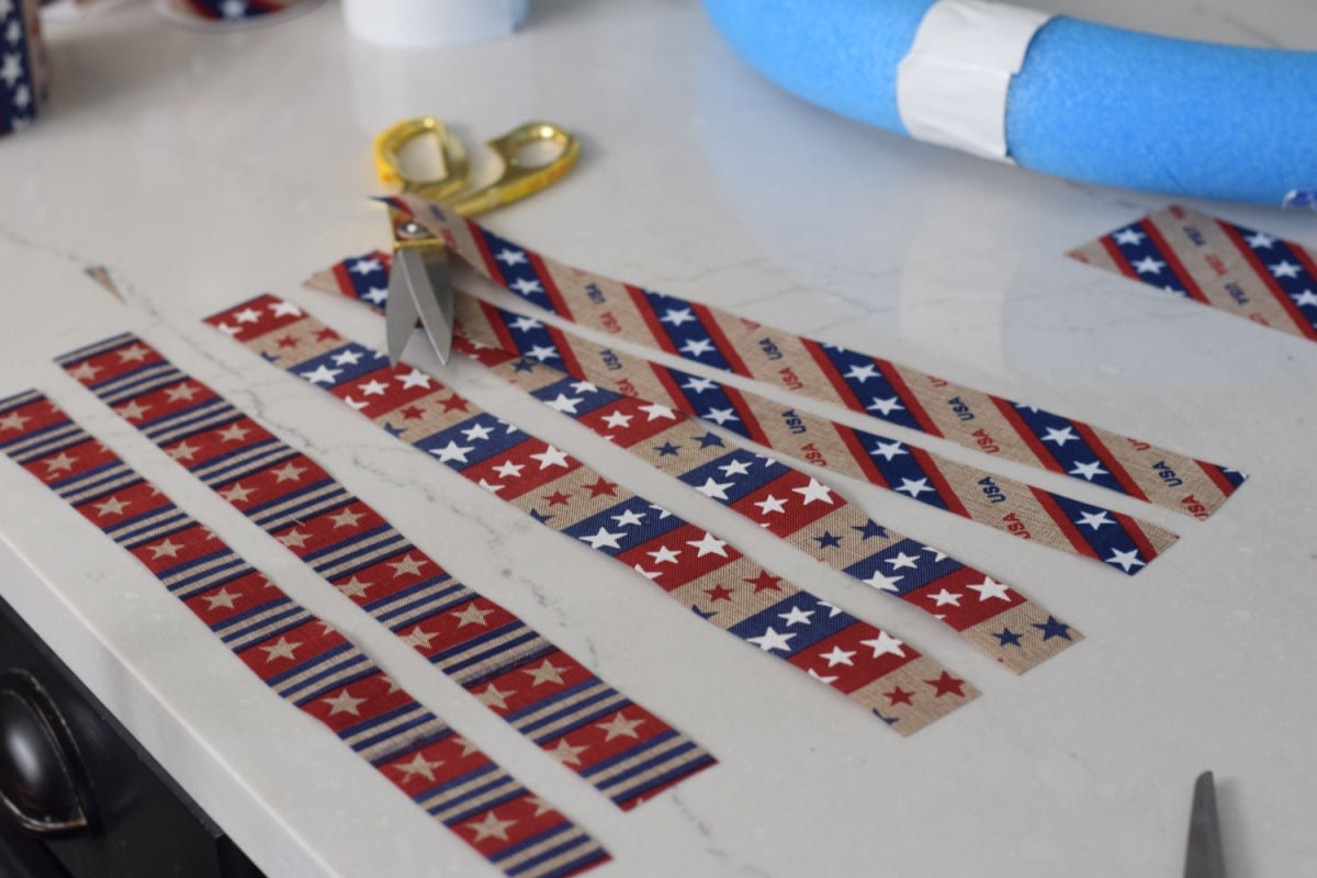 patriotic burlap ribbon