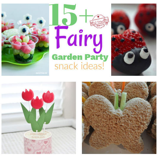 fairy garden party snacks
