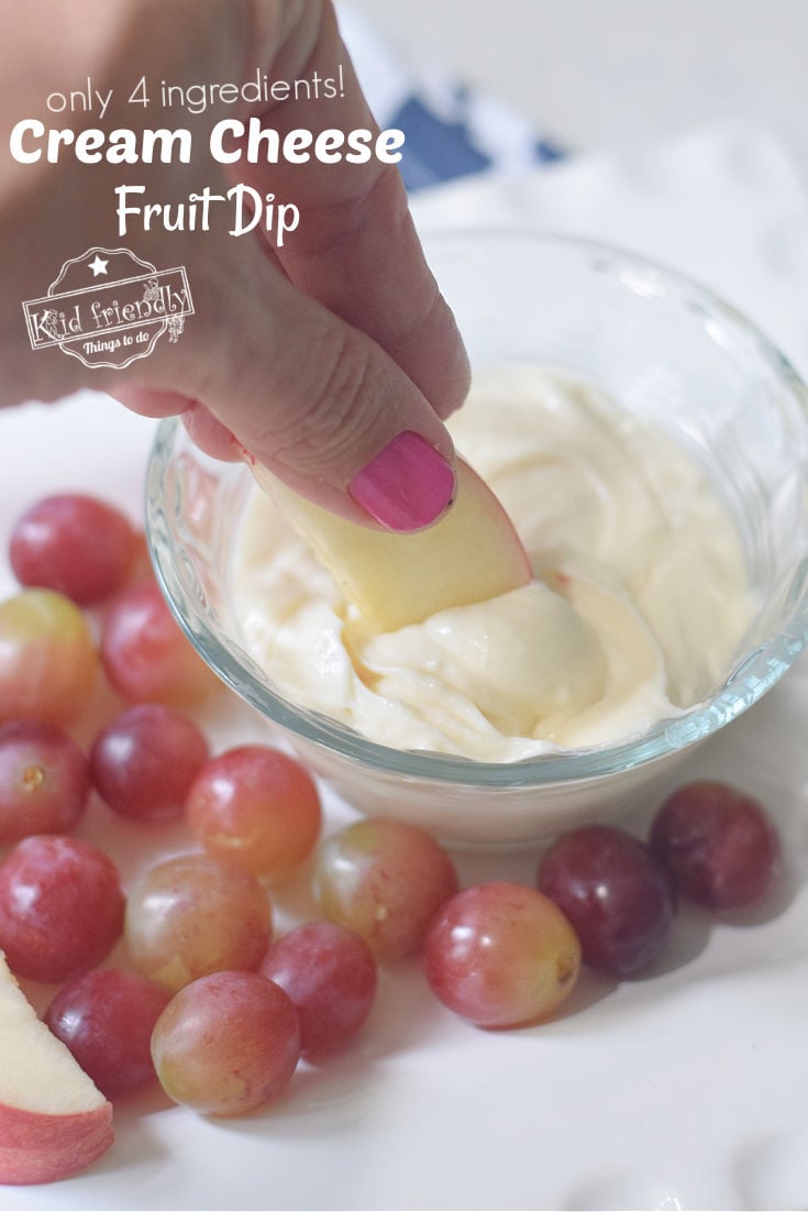 four ingredient fruit dip 