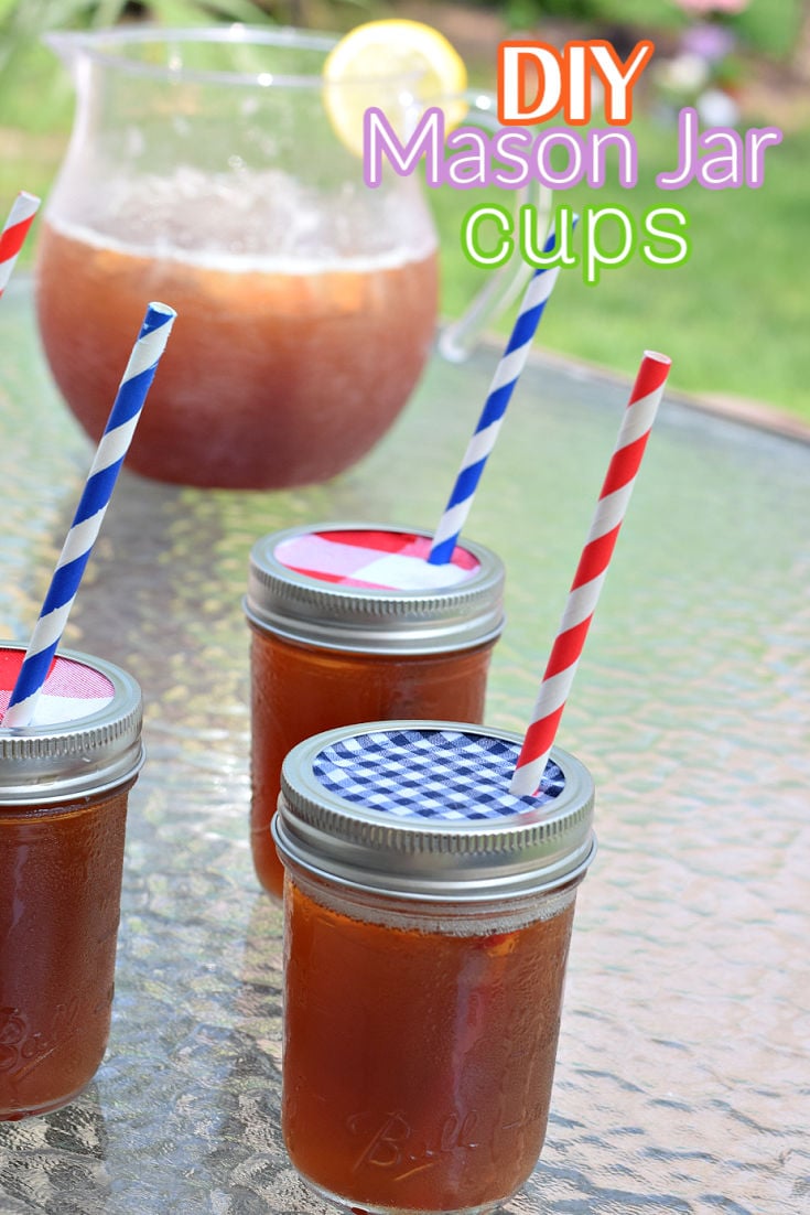 DIY Mason Jar Cup with Straw