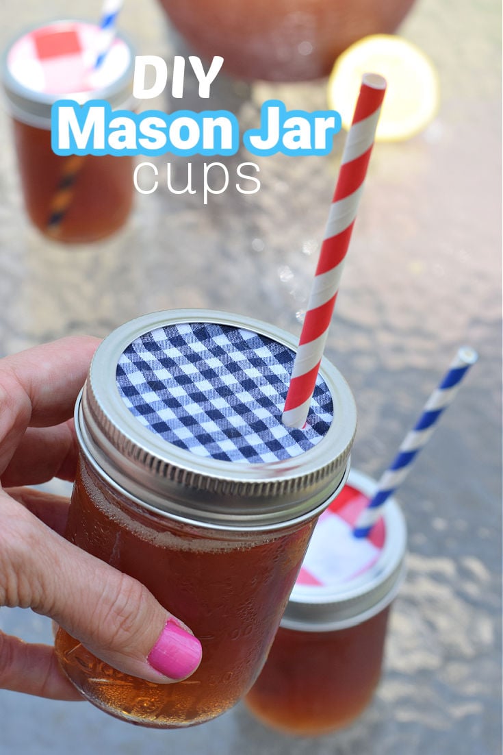 DIY Mason Jar Cup with Straw