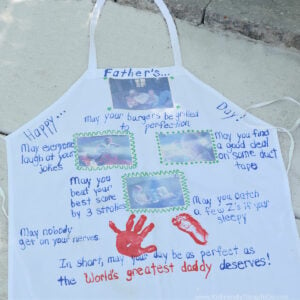 DIY Father's Day Apron