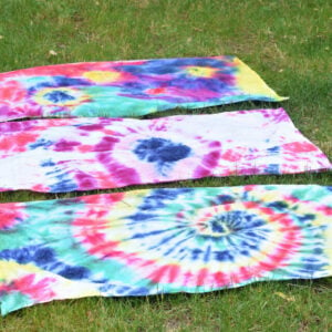 tie-dye beach towel