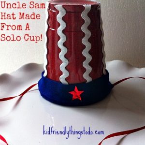 Read more about the article DIY – An Uncle Sam Hat Made From A Solo Cup Craft