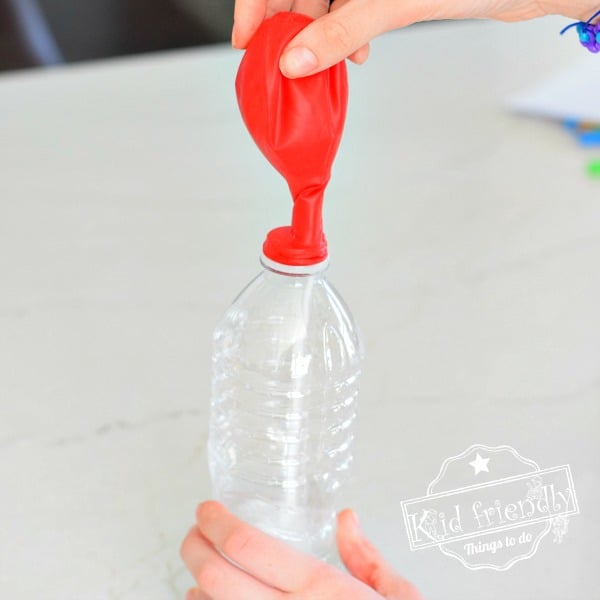 how to blow up a balloon with baking soda and vinegar
