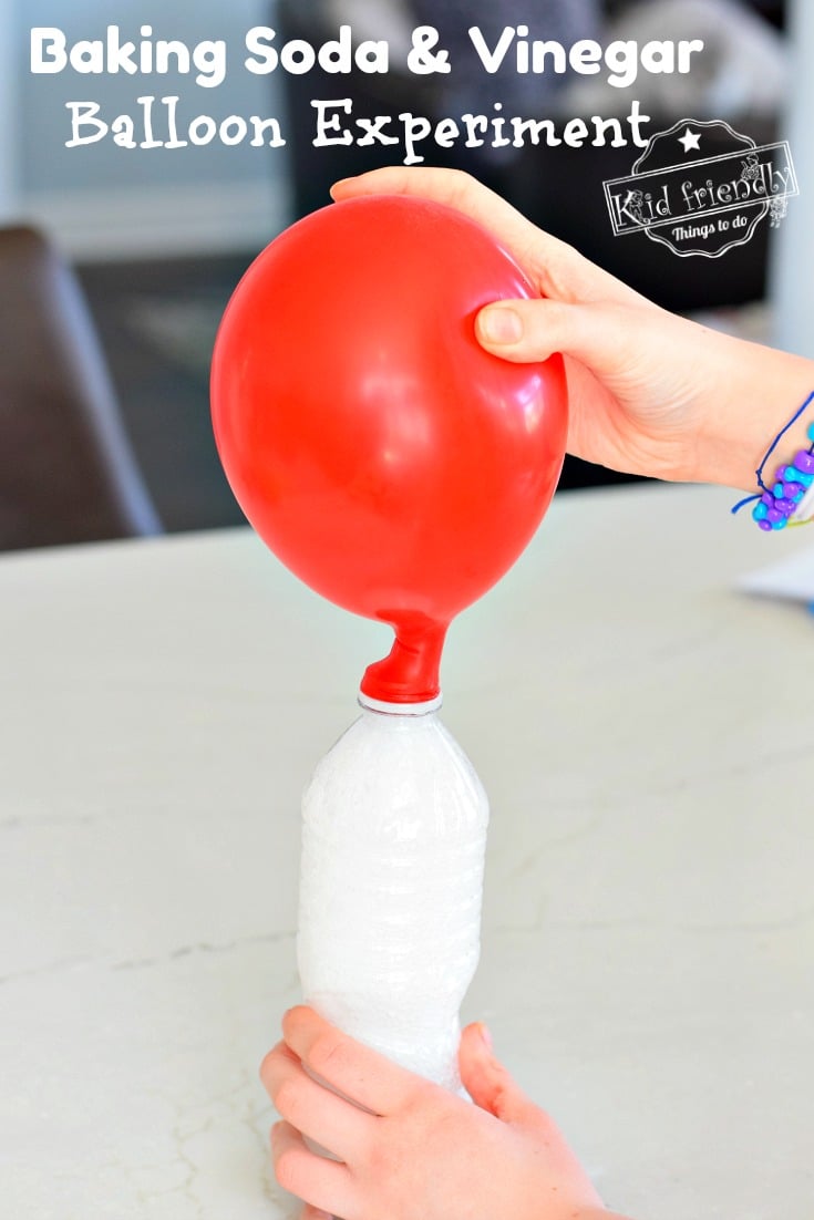 bicarbonate of soda and vinegar balloon experiment