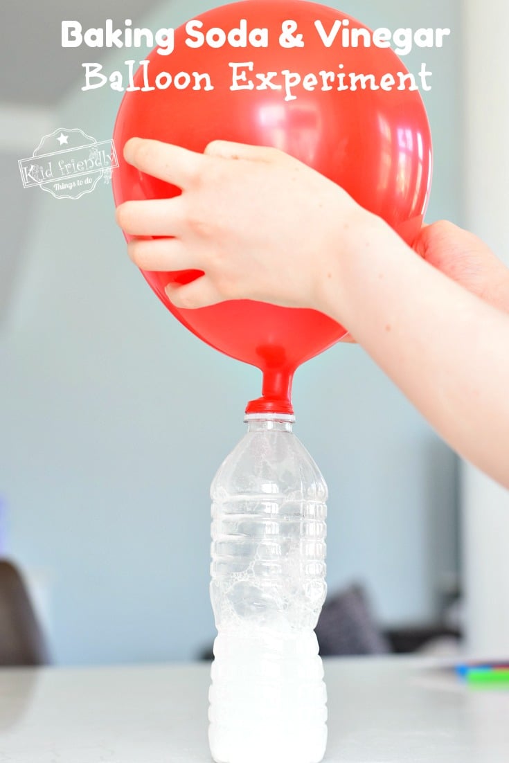 Baking Soda Vinegar Balloon Experiment Easy Fun Kid Friendly Things To Do