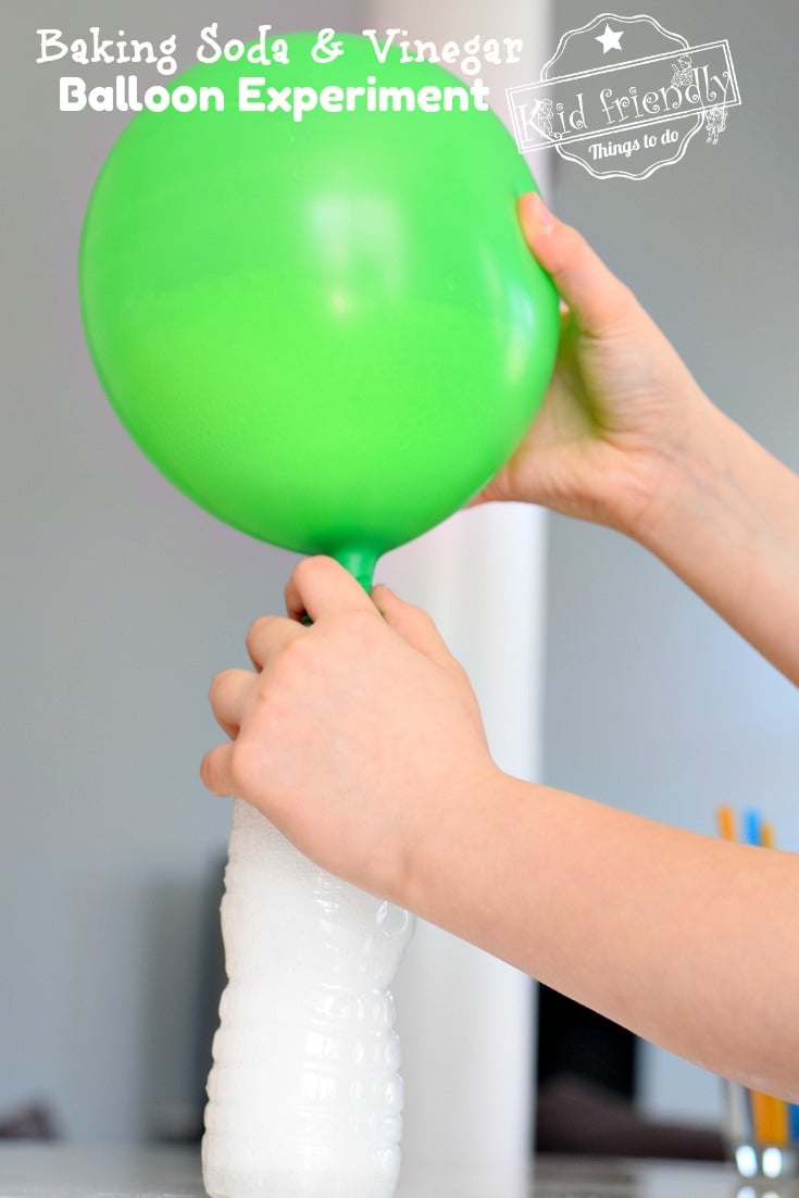how to blow up a balloon with baking soda and vinegar
