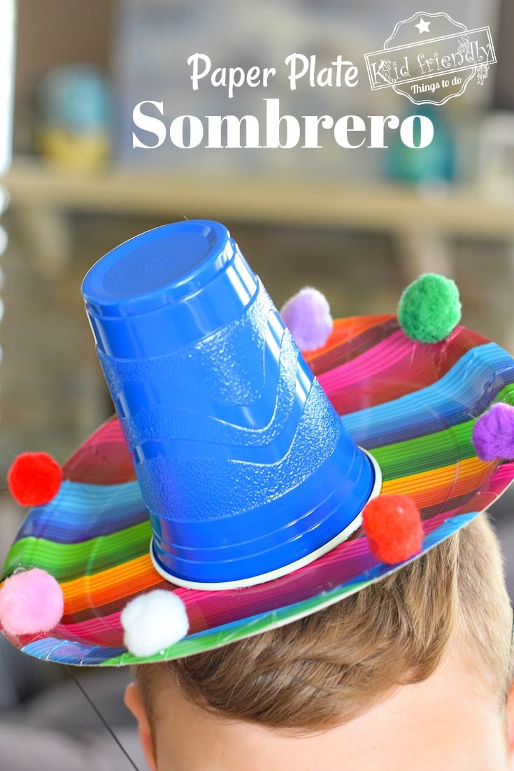 Paper Plate Sombrero Hat