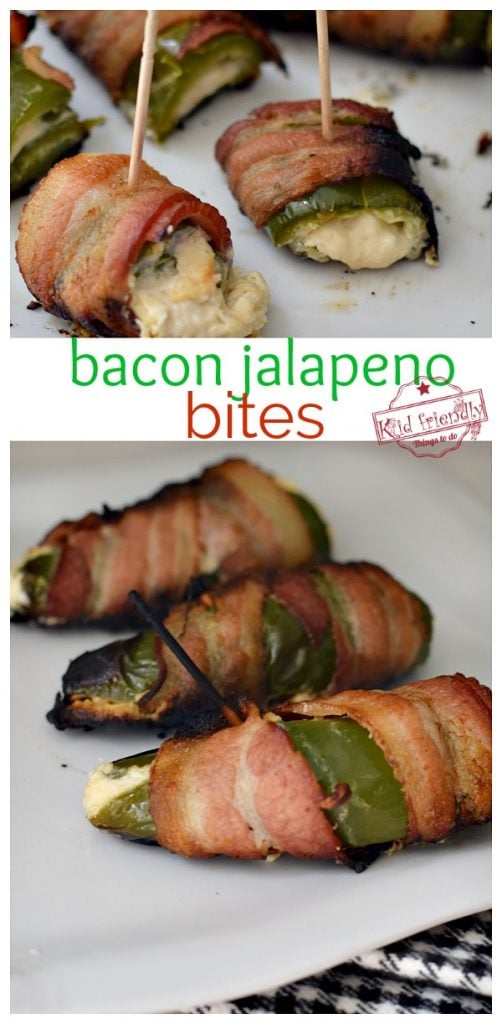 Garlic Cream Cheese & Bacon Wrapped Grilled Jalapeno Peppers