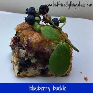 blueberry buckle coffee cake
