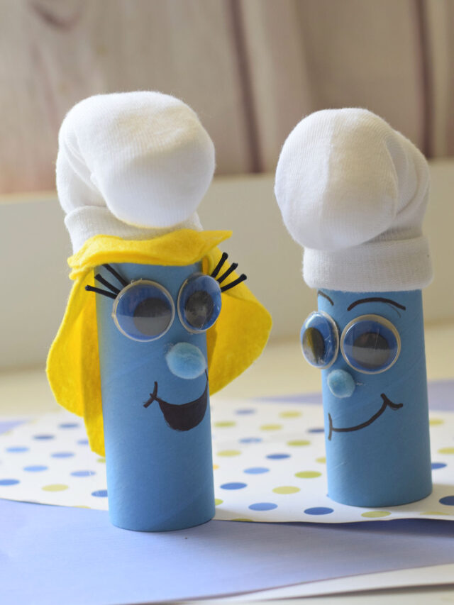 Toilet Paper Tube Smurf Craft – Story