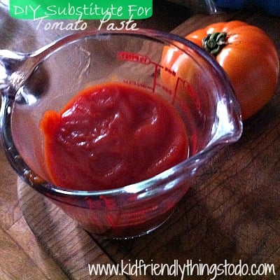 A Substitute For Tomato Paste | Kid Friendly Things To Do