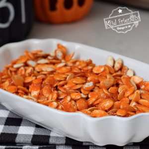 Jell-O candied pumpkin seeds recipe