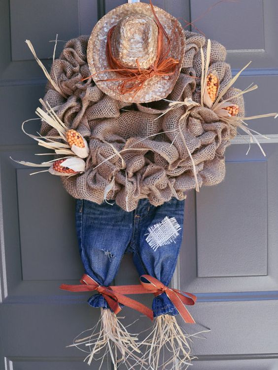 scarecrow wreath 