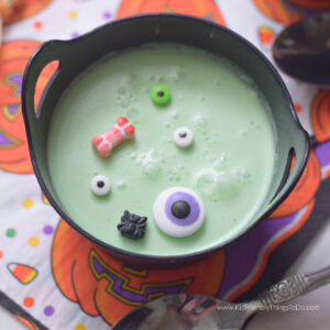 witch caldron Halloween Jell-O snack