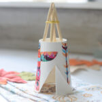 paper cup teepee craft