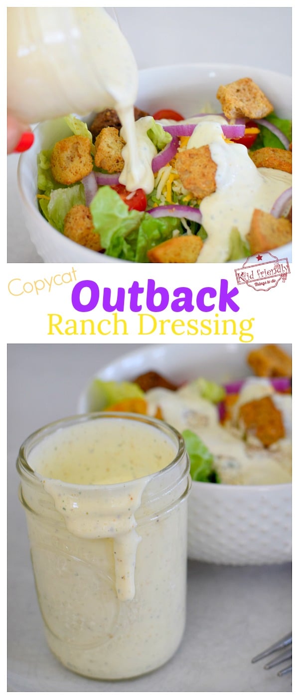 Easy Outback Steakhouse Ranch Dressing {Delicious Copycat Recipe} with