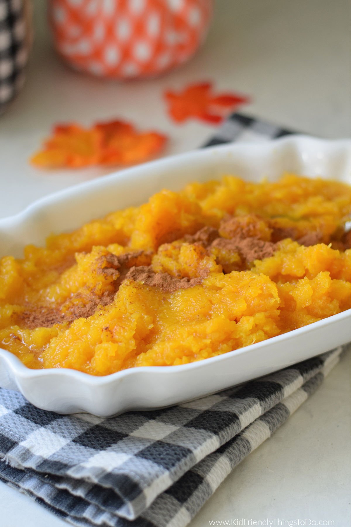 mashed butternut squash