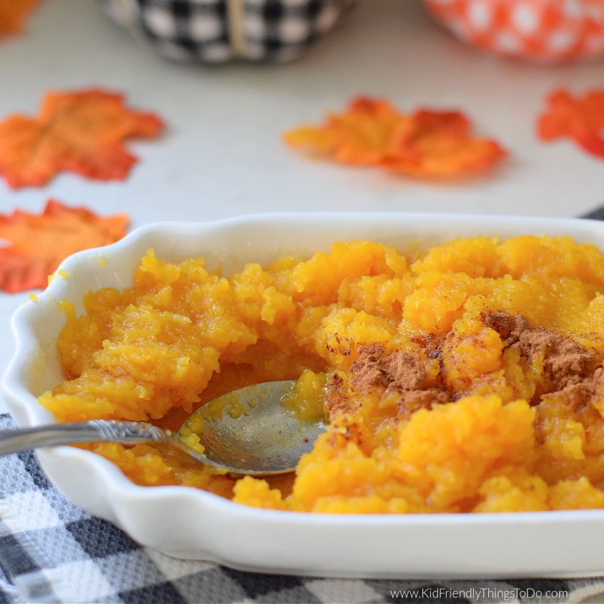 mashed butternut squash
