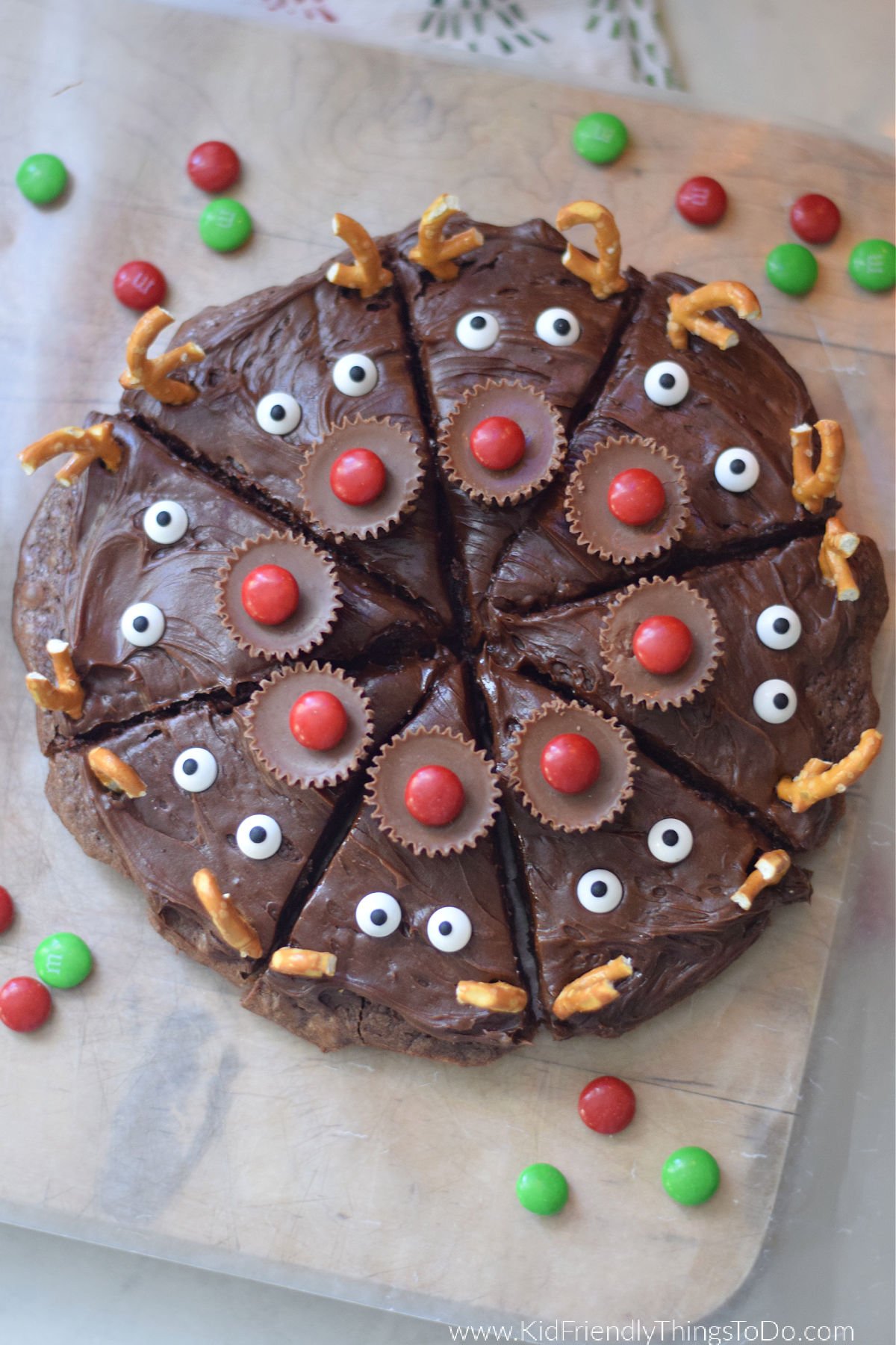 Rudolph brownies 