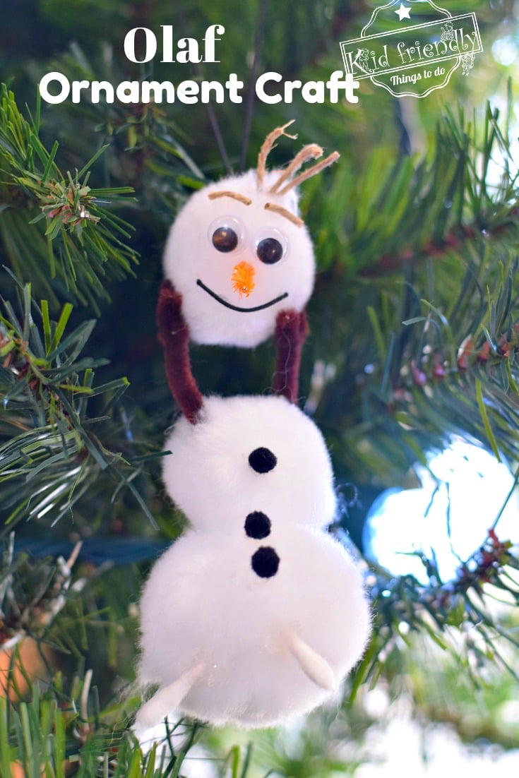 Olaf From the Movie Frozen Christmas Ornament