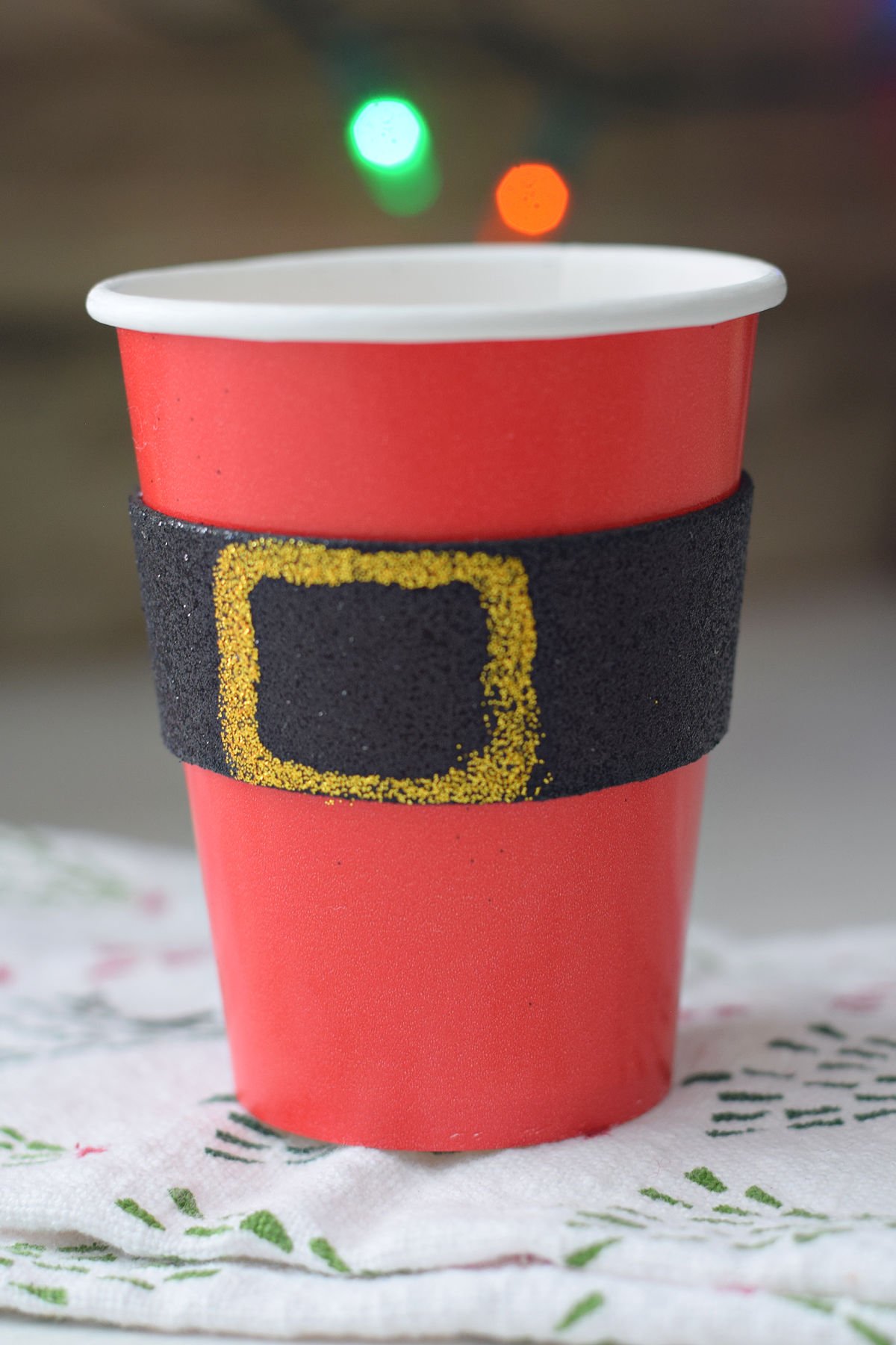 Santa cup craft 