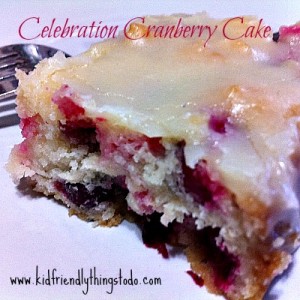 Celebration Cranberry Cake With Butter Cream Frosting! Delicious!