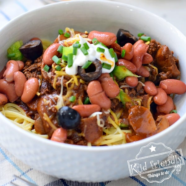 Cincinnati Style Chili Recipe {The Best!} | Kid Friendly Things To Do