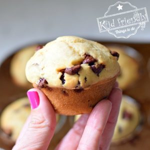 Homemade Chocolate Chip Muffins Recipe | Kid Friendly Things To Do