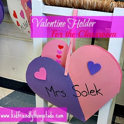 Valentine Holder for school