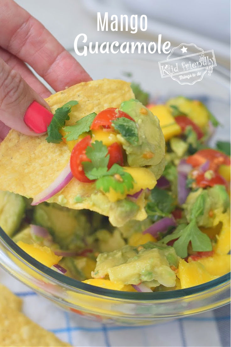 Chunky Mango Guacamole Recipe | Kid Friendly Things To Do