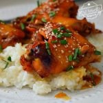 slow cooker sticky chicken wings