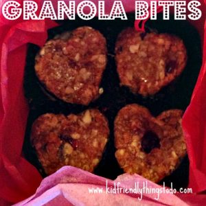 A Healthy Valentines Day Breakfast - or any day breakfast! Granola Bites!
