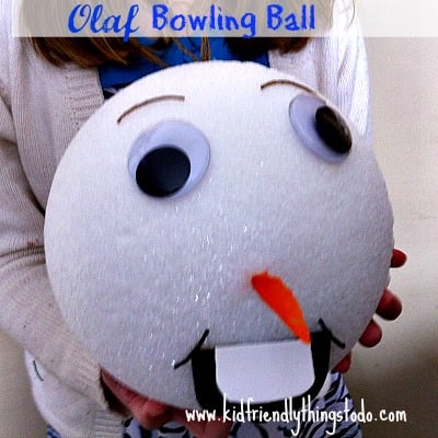 Olaf the Snowman from Frozen, Bowling Game!