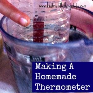 Read more about the article Making A Homemade Thermometer With Kids – Kid Friendly Things To Do .com