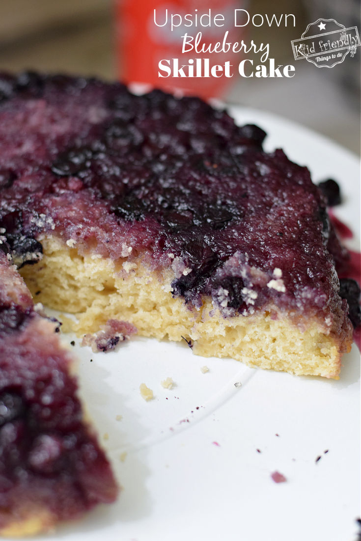 upside down blueberry skillet cake recipe 
