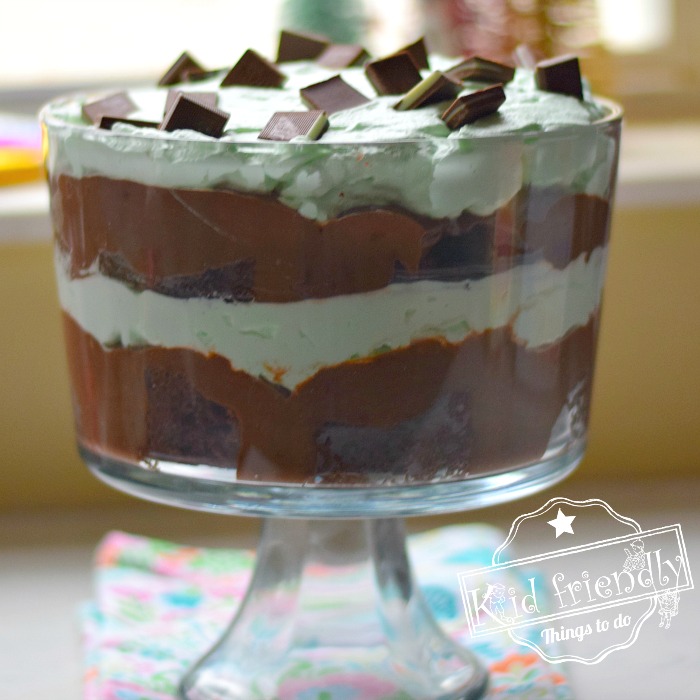 Irish Cream Mint Chocolate Trifle – Kid Friend Things To Do