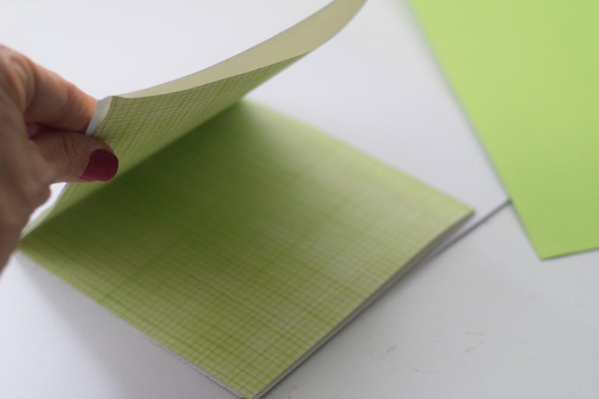 folding green paper 