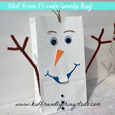 Olaf From Frozen Goody Bag!