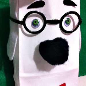 Mr. Peabody craft idea and gift bag