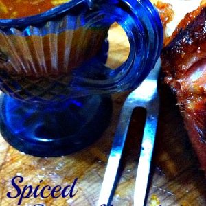 Spiced Orange Marmalade Glaze For Ham, or the perfect sauce for Pork Tenderloin, Chicken, or Shrimp! Yum!
