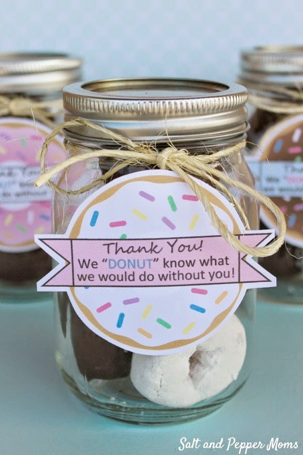 teacher gift idea donuts