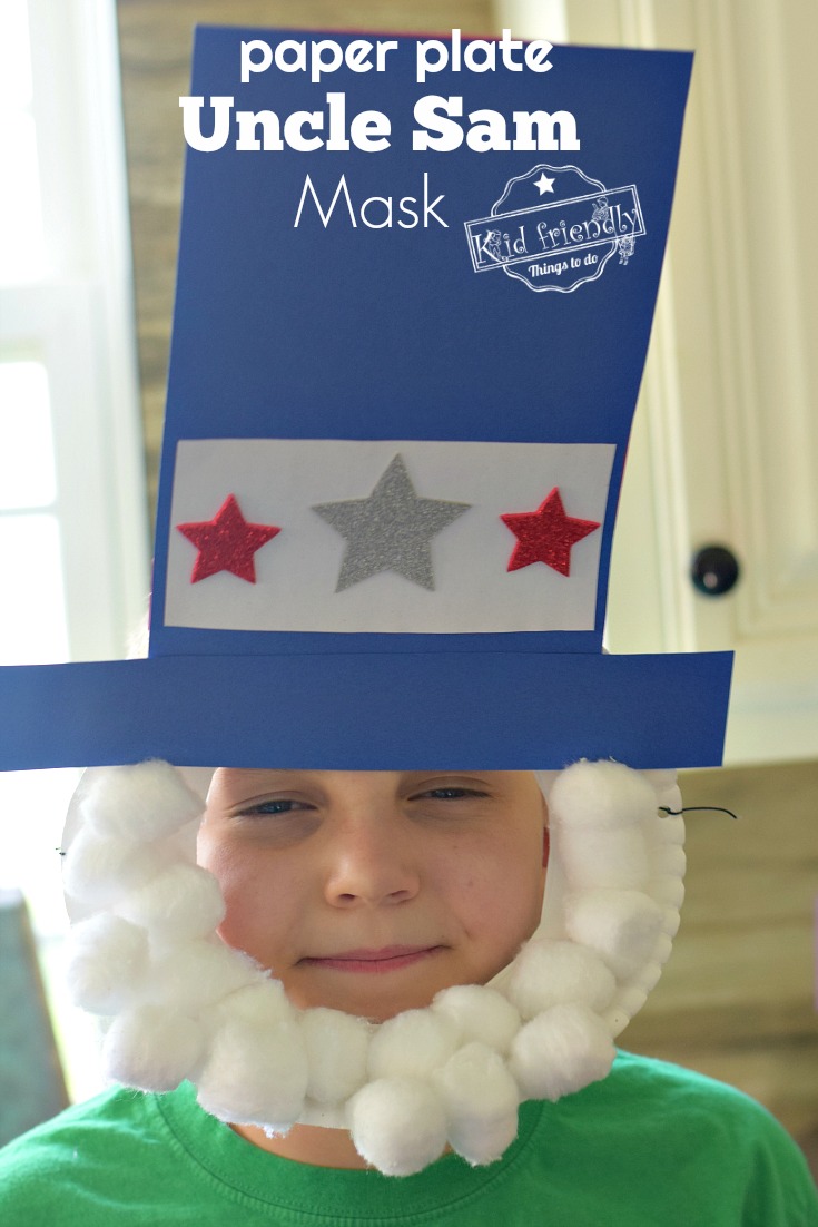 Uncle Sam Mask Craft 