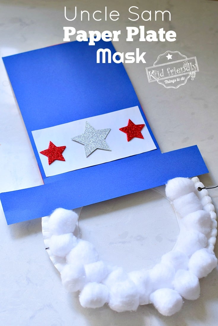 Patriotic Hat Craft, Memorial Day Craft, 4 of July Craft